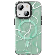 قاب YOUNGKIT یانگکیت Green Ink Painting Classic Anti-Drop Impact Series Apple iphone مناسب برای Apple iPhone 13