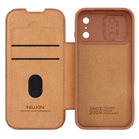 قاب برند نیلکین مدل Qin Pro Leather Case مناسب برای Apple iPhone 17 Pro Max