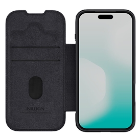قاب برند نیلکین مدل Qin Pro Leather Case مناسب برای Apple iPhone 17 Pro