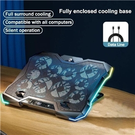 کول پد لپ تاپ رتاکو RTAKO 10-Cooler Laptop Cooling Stand LZ-D11