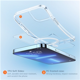 قاب مگسیف برند مکدودو Mcdodo مدل PC-1660 مناسب برای Apple iPhone 13 Pro Magsafe