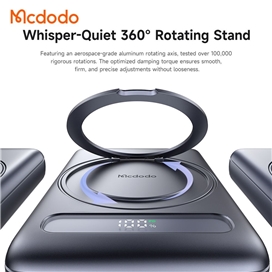 پاوربانک وایرلس مگنتی 10000 مک دودو Mcdodo Meta Ultra-Thin Magnetic Power Bank MC-8371