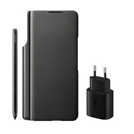 پک اصلی کاور هوشمند،قلم و شارژر سامسونگ Samsung Galaxy Z Fold3 5G Note Package