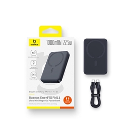 پاوربانک وایرلس 22.5 وات 10000 بیسوسBaseus EnerFill FM11 Magnetic Power Bank PPFM11-1022