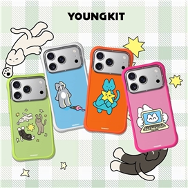 قاب برند Youngkit یانگ کیت مدل Cat Diary Series نارنجی مناسب برای Apple iPhone 17 Pro Max