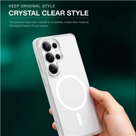قاب مگ سیف S26 Ultra گرین لاین Green Lion MagSafe Crystal Clear Case GNMGCRS26U