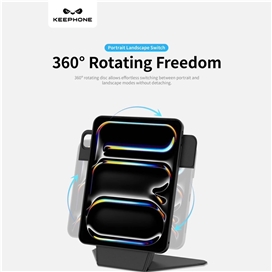 قاب آیپد برند کی فون مدل Keephone Bellen 5Viewing Modes Anti-scratch Eco-Leather مناسب برای (12.9pro (2018-2020-2021-2022