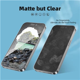 گلس فول BLUEO Full Cover Anti Glare Matte Glass Anti Static مناسب برای Apple iPhone 16E