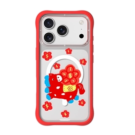 قاب برند یانگکیت مدل Dollar Flowers گل های دلاری قرمز Youngkit آیفون مناسب برای Apple iPhone 17 Pro Max