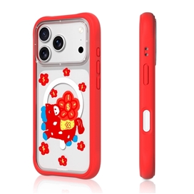 قاب برند یانگکیت مدل Dollar Flowers گل های دلاری قرمز Youngkit آیفون مناسب برای Apple iPhone 17 Pro Max
