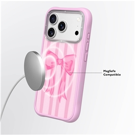 قاب برند مدل Papion پاپیون راه راه صورتی یانگ کیت Youngkit آیفون مناسب برای Apple iPhone 17 Pro Max