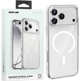 قاب شفاف مگ سیف آیفون 17 پرو مکس گرین لاین Green Lion Magsafe Crystal Clear Iphone 17 Pro GNMCRYC17PMCL