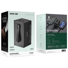 پاوربانک 20000 گرین لاین Green Lion Container Power Bank GNCOTPXPB20BK