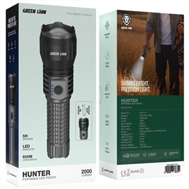 چراغ قوه LED گرین لاین Green Lion Hunter Portable GNHLEDFL11