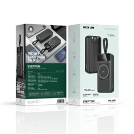 پاوربانک 30000 گرین لاین Green Lion Everton Power Bank GNEVRTN30K
