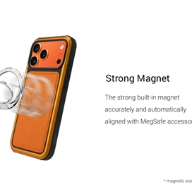 کاور کی -زد دوو مدل Mag Mars Carbon مناسب برای گوشی موبایل اپل iPhone 17 Pro Max