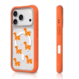 قاب زرافه برند یانگکیت مدل Giraffe نارنجی Youngkit آیفون مناسب برای Apple iPhone 17 Pro Max