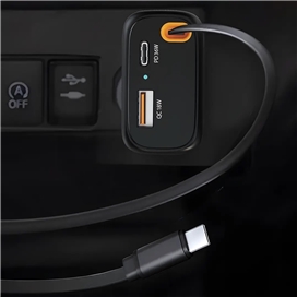 شارژر فندکی 81وات پاورولوژی Powerology Cyber Car Charger PCCSR027BK