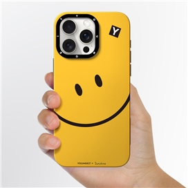 قاب YOUNGKIT یانگکیت Small Yellow Sunshine Smiling Eyes Magsafe Series مناسب برای Apple iPhone 15 Pro Max