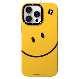 قاب YOUNGKIT یانگکیت Small Yellow Sunshine Smiling Eyes Magsafe Series مناسب برای Apple iPhone 15 Pro Max