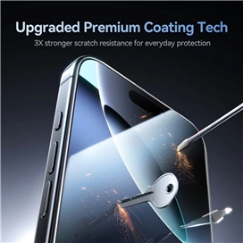 گلس شیشه ای شفاف آیفون 17 پرومکس جویروم JOYROOM Glass for iPhone 17 Pro Max JR-MQS0569