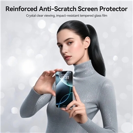 گلس شیشه ای شفاف آیفون 17 پرومکس جویروم JOYROOM Glass for iPhone 17 Pro Max JR-MQS0569