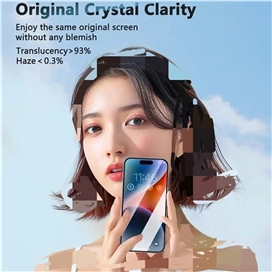 گلس حریم شخصی آیفون 17 پرومکس جویروم JOYROOM iPhone 17 Pro JR-MQS0616
