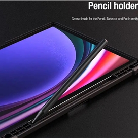 کیف کلاسوری نیلکین مدل Bumper Leather Case Pro مناسب برای تبلت سامسونگ Galaxy Tab S10 Plus Galaxy Tab S9 Plus