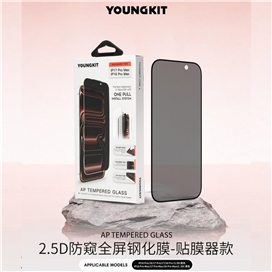 گلس ، محافظ صفحه Youngkit Privacy Glass یانگ کیت آیفون مناسب برای Apple iPhone 17 Pro Max