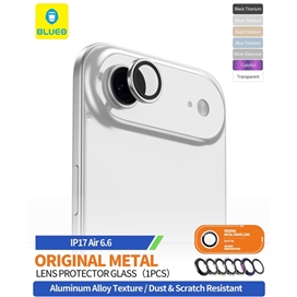 رینگ محافظ لنز اورجینال آیفون BLUEO ORIGIN METAL FRAME LENS PROTECTOR GLASS مناسب برای Apple iPhone 17E