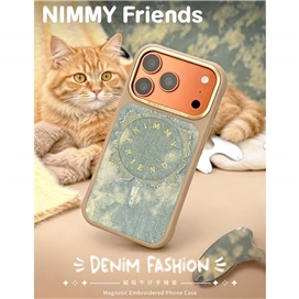 قاب برند نیمی مدل Nimmy Magnetic Denim Fashion Series مناسب برای Apple iPhone 17 Pro Max