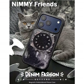 قاب برند نیمی مدل Nimmy Magnetic Denim Fashion Series مناسب برای Apple iPhone 17 Pro