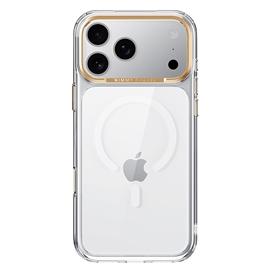 قاب برند نیمی شفاف مدل Nimmy Magnetic Crystal Clear آیفون مناسب برای Apple iPhone 17 Pro