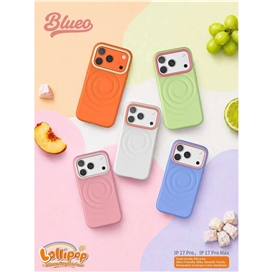 قاب برند بلو مدل Blueo Lollipop Dorri Silicone Magnetic Case مناسب برای Apple iPhone 17 Pro Max