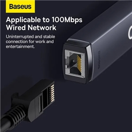 تبدیل RJ-45 به تایپ سی Baseus Hub Lite WKQX000213