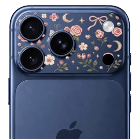 محافظ دور لنز طرح گل برند بلو مدل Blueo Invisible Shock-Resistant Lens Protection مناسب برای  Apple iPhone 18 Pro