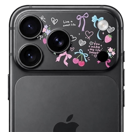 محافظ دور لنز طرح پاپیون برند بلو مدل Blueo Invisible Shock-Resistant Lens Protection مناسب برای Apple iPhone 18 Pro