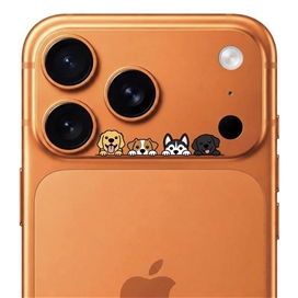 محافظ دور لنز طرح سگ ها برند بلو مدل Blueo Invisible Shock-Resistant Lens Protection مناسب برای Apple iPhone 18 Pro
