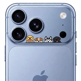 محافظ دور لنز طرح سگ ها برند بلو مدل Blueo Invisible Shock-Resistant Lens Protection مناسب برای Apple iPhone 17 Pro Max