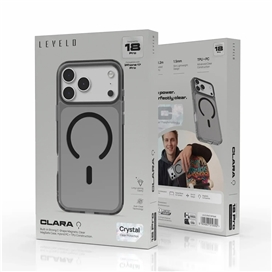 قاب برند لولو مدل Levelo Clara Case مناسب برای Apple iPhone 18 Pro