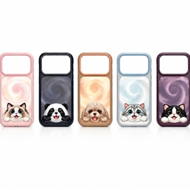 قاب برند نیمی مدل Nimmy Magnetic Floppy Big Eyes Series مناسب برای Apple iPhone 18 Pro