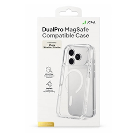 قاب شفاف مگ‌سیف MagSafe جی سی پال JCPal مدل DualPro مناسب برای Apple iPhone 18 Pro Max