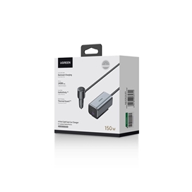 شارژر فندکی 150وات 4 پورت یوگرین | UGREEN 150W 4 Port GaN