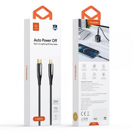 کابل شارژ سریع تایپ سی به لایتنینگ مک‌دودو Mcdodo Auto Power Off Type-C to Lightning PD Data Cable CA-8563