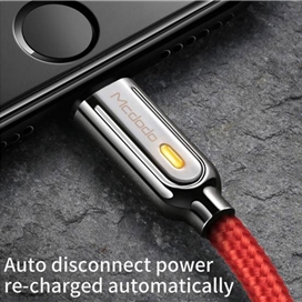 کابل شارژ سریع یواس‌بی به لایتنینگ 1.2 متری مک‌دودو Mcdodo Auto Power Off Lightning Quick Charge Cable CA-5260