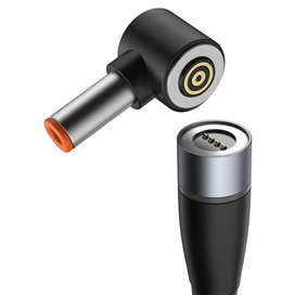 کابل شارژر مگنتی لپ تاپ بیسوس طول 2 متر توان 100 وات Baseus Zinc Lenovo Type C to DC CATXC-X01