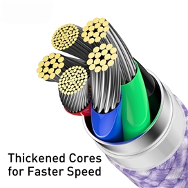 کابل تایپ سی به لایتنینگ Cable USB-C cable for Lightning Baseus Dynamic Series, 20W, 2m cald000105