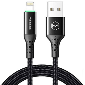 کابل شارژ هوشمند لایتنینگ مک دودو Mcdodo Auto Power Off Lightninig Cable 1.8m CA-7411