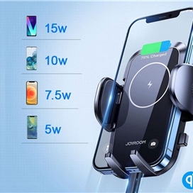 شارژر وایرلس و پایه نگهدارنده موبایل داخل خودرو جویروم Joyroom Wireless car charger holder (dashboard version) JR-ZS241