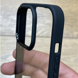 قاب شفاف مجیک ماسک Magic Mask مدل کیو سریز Q Series دور لنز دار برای آیفون سری 13 پرو